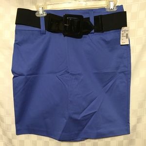 NWT Maurices Royal Blue Skirt, Size 7/8